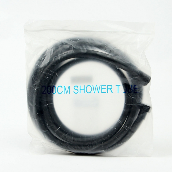 클린메이트 튜브 샤워기 호스(2m) (블랙)