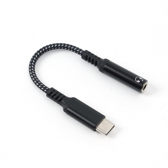 USB-C타입 to 3.5mm 이어폰 변환 젠더(블랙)