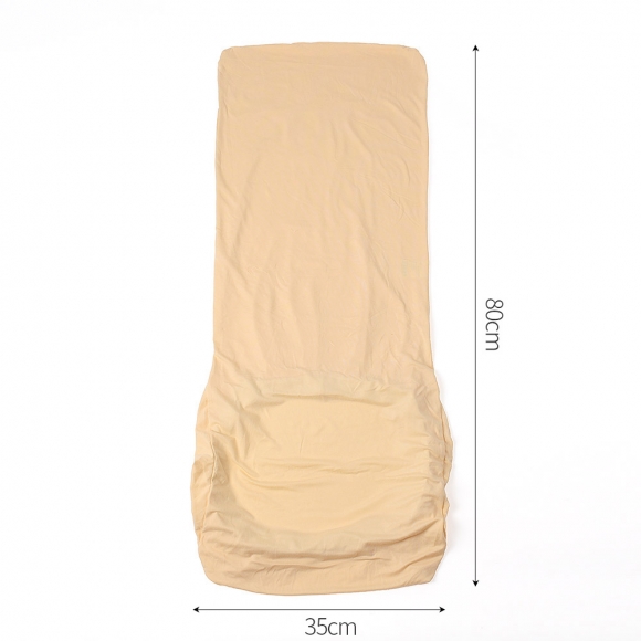 고탄력 패브릭 리폼 식탁의자 커버 2p세트(옐로우베이지)
