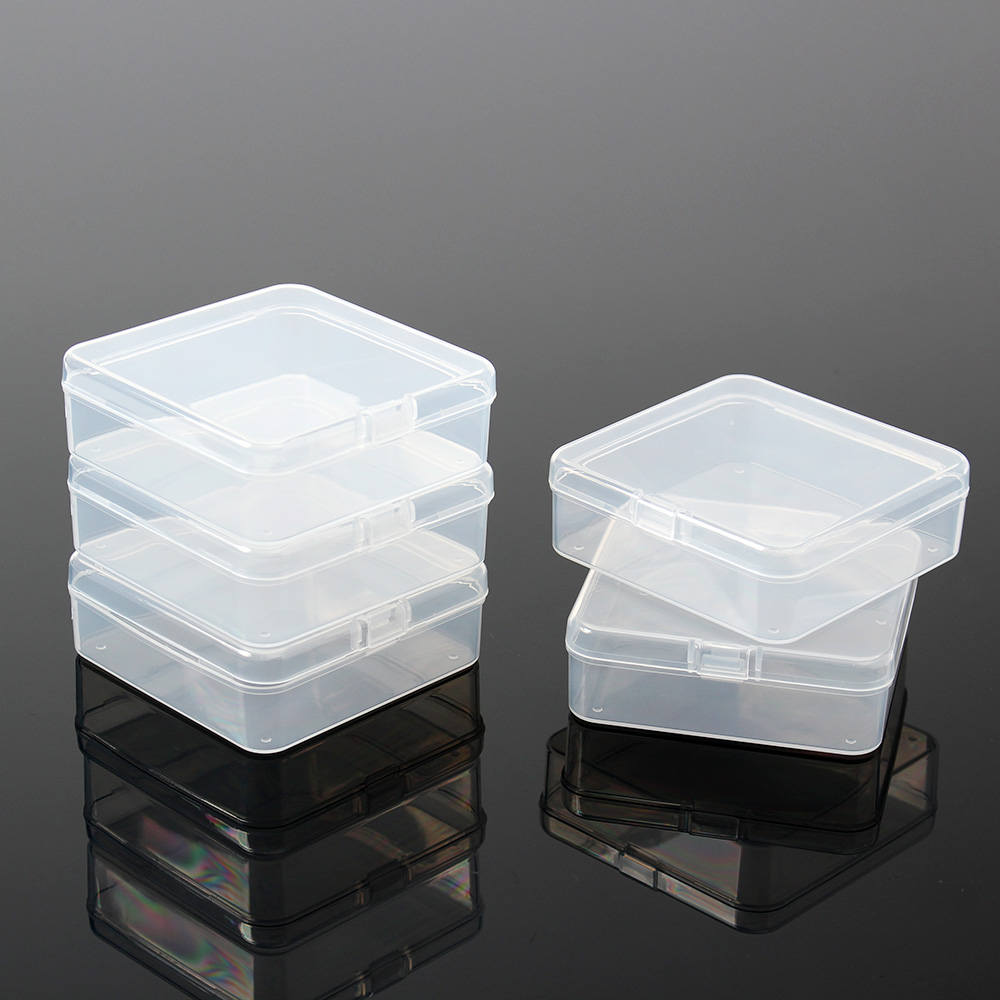 Oce 헤어핀 정리함 플라스틱 빈통 5p 투명 뚜껑 상자 응급함 약품함 액세서리 보관함