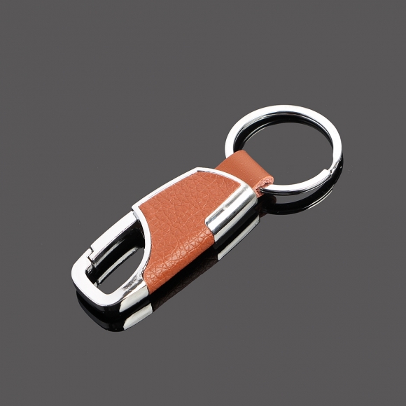 크래프트 키홀더 열쇠고리 2p세트(브라운)