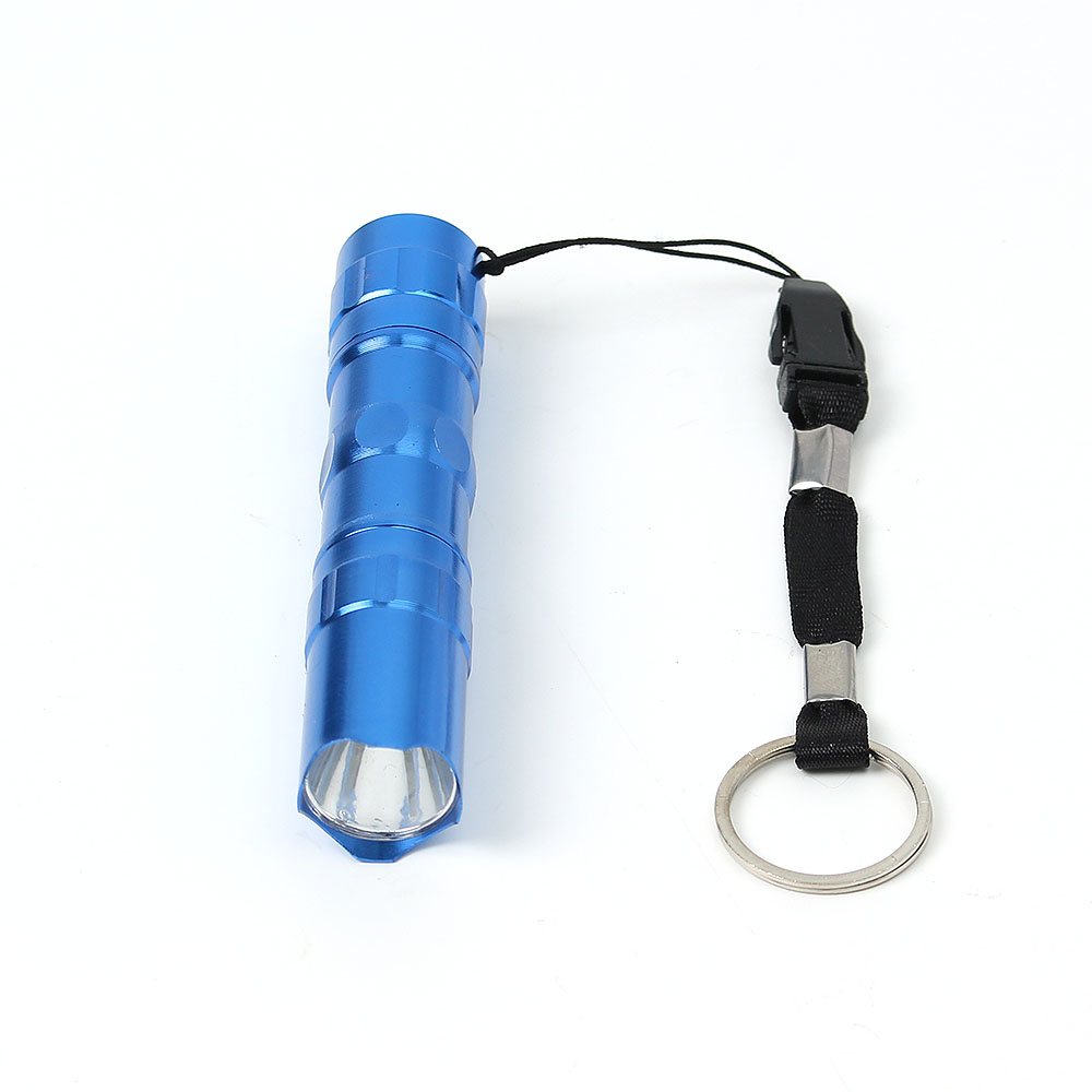 Oce 합금 슬림 LED 랜턴 블루 포켓 램프 강력 후라쉬 후라시 휴대용 손전등