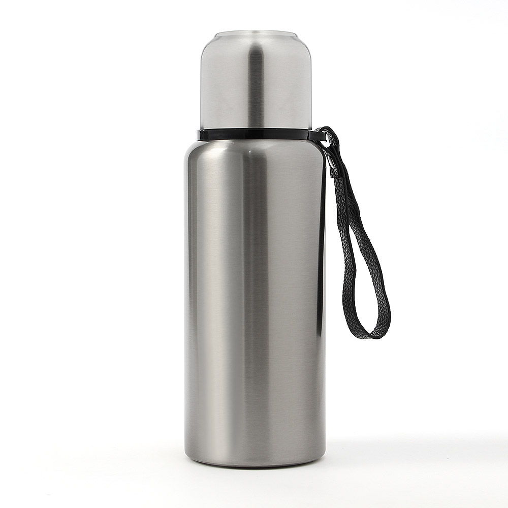 Oce FDA 뚜껑 텀블러 티 물병 600ml 실버 휴대용 텀블러 음료 티 커피 보온통 밀폐 물병