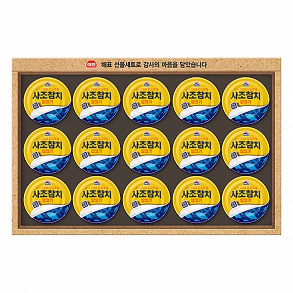 [사조대림/해표] 살코기참치 1호 NEW(100g x 15개)