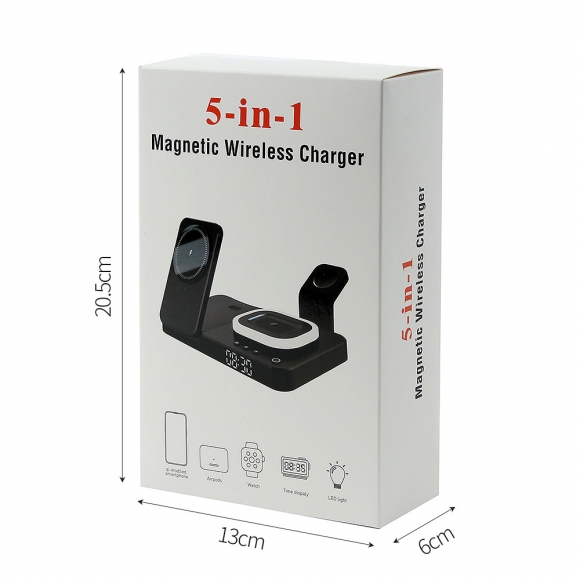 더타임 3in1 애플용 맥세이프 고속무선충전기(블랙)