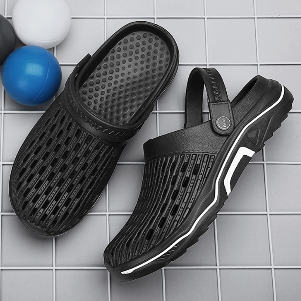 Oce 푹신한 워터 슈즈 아쿠아 샌들 250mm 블랙 수영장 아쿠아슈즈 휴양지 바캉스 샌들 발편한 여름 신발