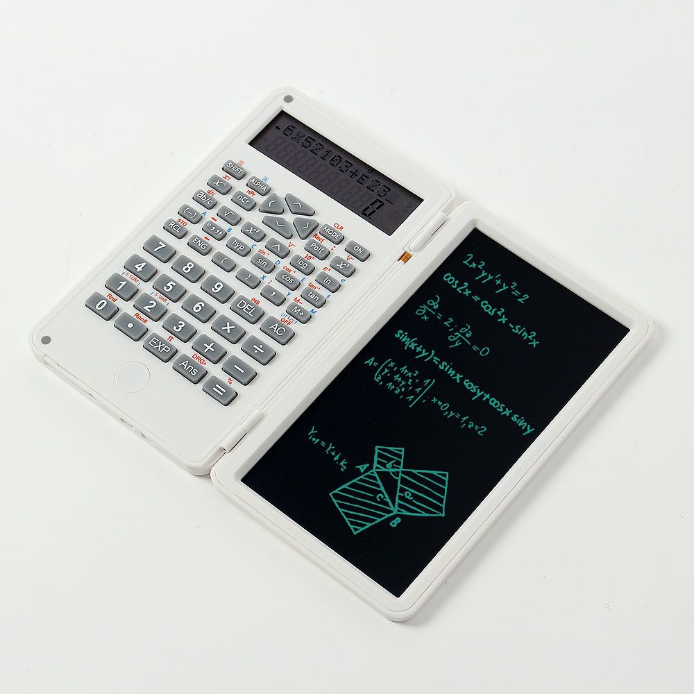 Oce 계산식 공학용 노트패드 전자계산기 화이트 calculator 전자 메모보드 엔지니어 게산기