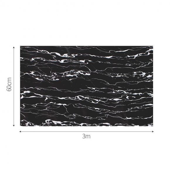 인테리어 대리석 무늬 시트지(마블 블랙) (3M) 