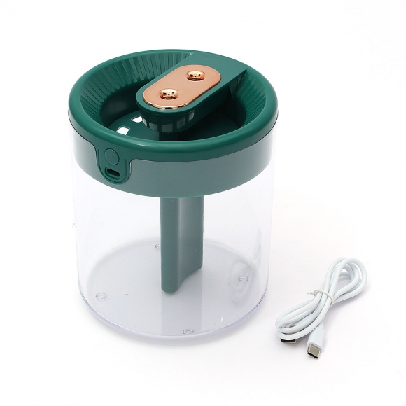 [웰스온] 공간 USB 무드등 가습기(그린) (1.3L)