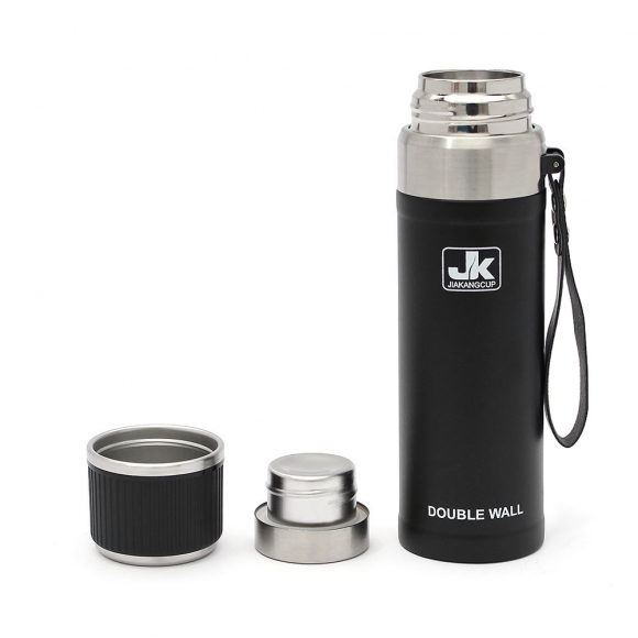 워터보틀 이중스텐 보온병(500ml) (블랙)