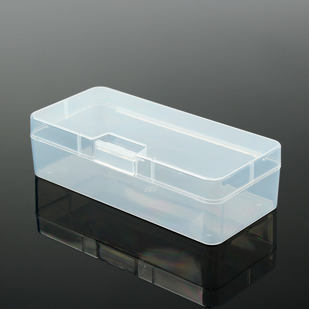 Oce 깊이감 빈 상자 소품통 플라스틱 박스 5p 16.5x7.5 투명 소품케이스 멀티 빈통 데스크 정리함