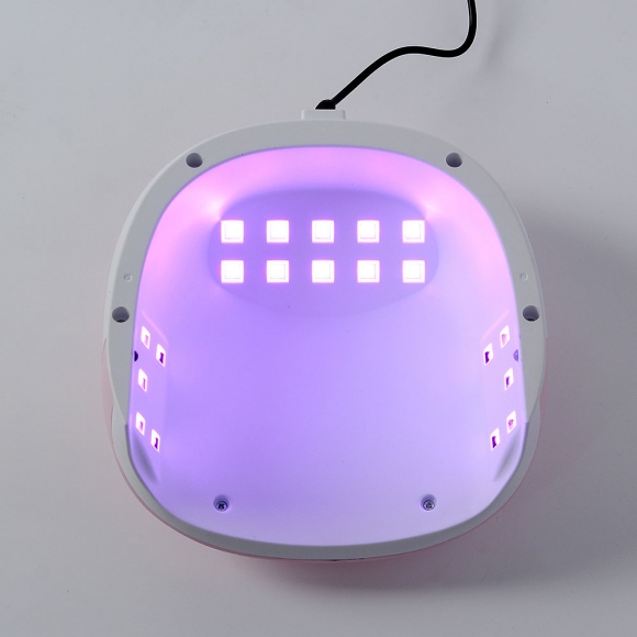 타이머 UV LED 젤네일 램프(핑크)
