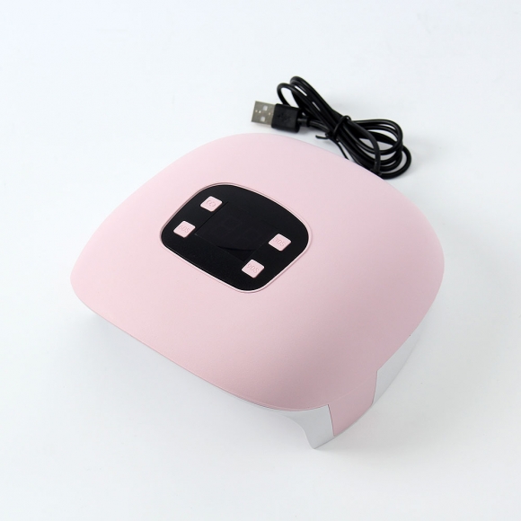 타이머 UV LED 젤네일 램프(핑크)