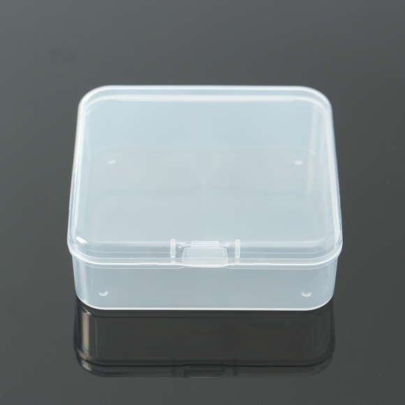 투명 플라스틱 미니 수납케이스 10p세트(7.5x7.5cm)