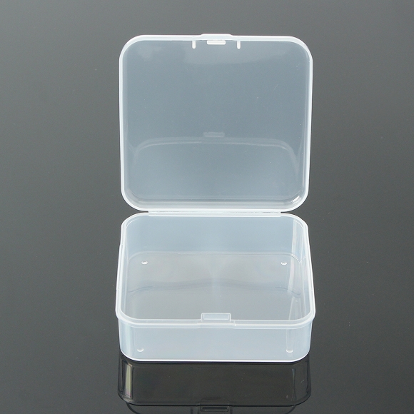 투명 플라스틱 미니 수납케이스 10p세트(6.5x6.5cm)