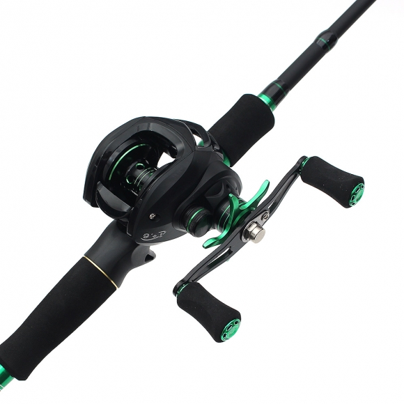 만능낚시 루어 베이트릴 낚싯대세트(1.8m) (우핸들)