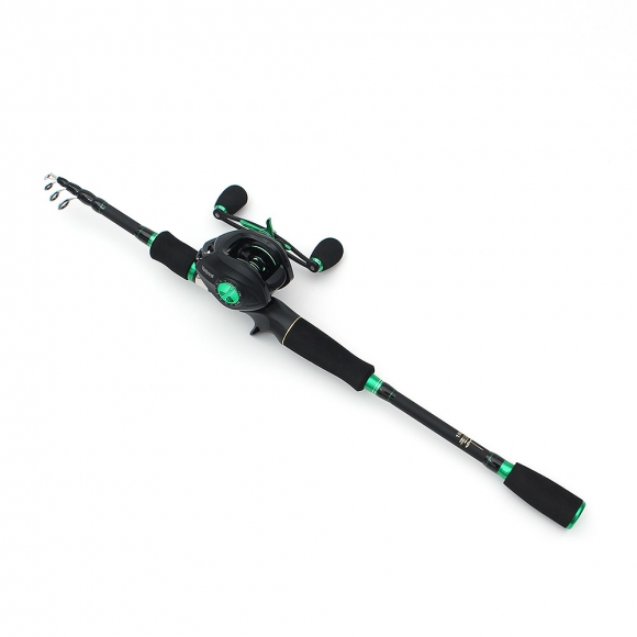 만능낚시 루어 베이트릴 낚싯대세트(1.8m) (우핸들)