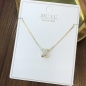 [비쥬홀릭] 실버925 큐빅 18K도금 목걸이 212
