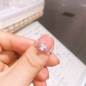 [비쥬홀릭] 실버925 큐빅 백금도금 반지 006