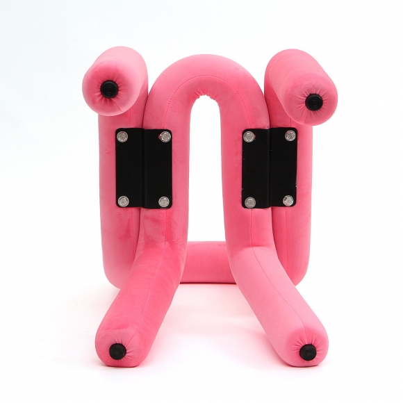 인테리어 볼드라인 의자(핑크)