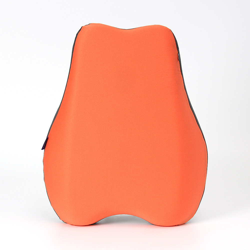 Oce 밀착 사무실 의자 허리 받침대 오렌지 바른자세 디스크 쿠션 의자 등바지 요추 쿠션