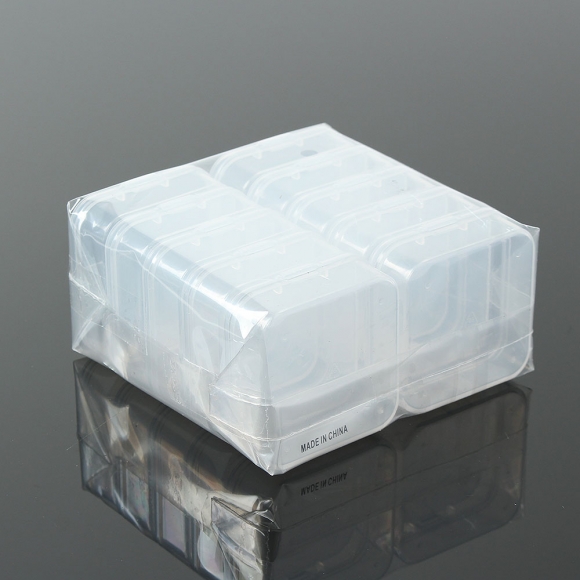 투명 플라스틱 미니 수납케이스 10p세트(5.5x5.5cm)