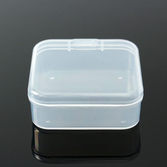 투명 플라스틱 미니 수납케이스 10p세트(5.5x5.5cm)