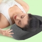 휴대용 메모리폼 경추베개(다크그레이)