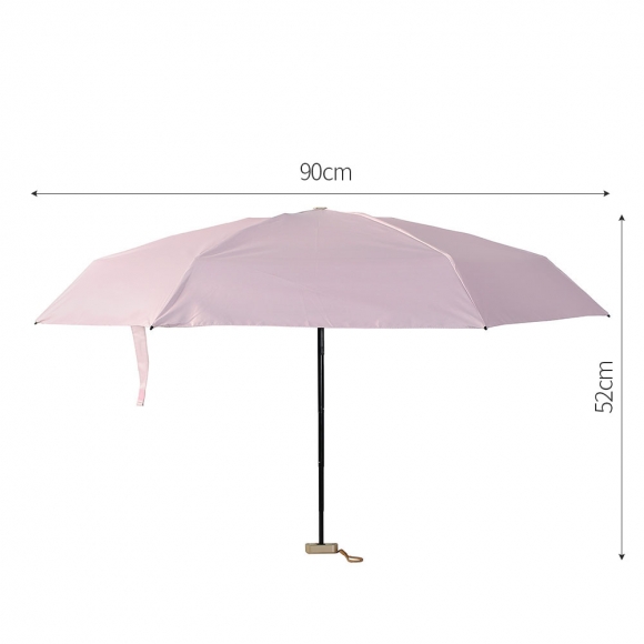 포터블  UV차단 초미니 양산겸 우산(핑크)