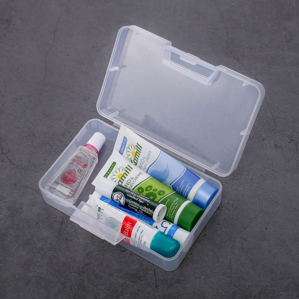 Oce 헤어핀 정리함 플라스틱 빈통 5p 14.5x9 응급함 약품함 공구함 휴대용 미니 박스 구급 상자