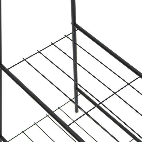 투데이룸 2단 선반 행거(60x150cm) (블랙) 