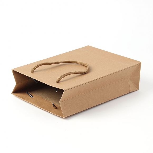심플 세로형 종이 쇼핑백 10p세트(15x22cm) (크라프트)  