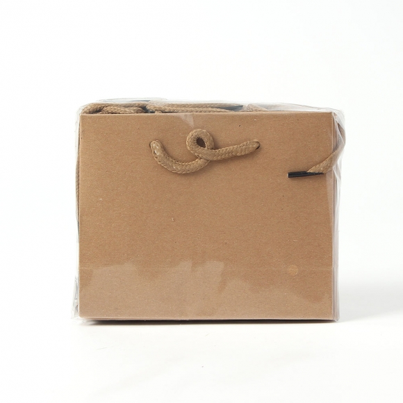 심플 가로형 종이 쇼핑백 10p세트(15x12cm) (크라프트)   