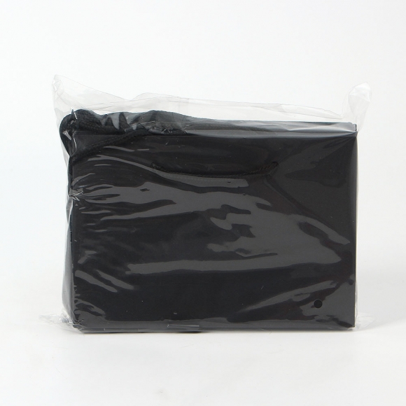 심플 가로형 종이 쇼핑백 10p세트(19x13cm) (블랙)  