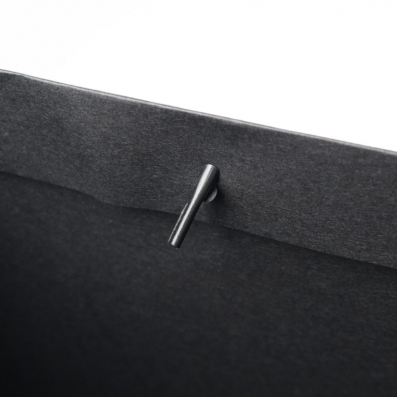 심플 세로형 종이 쇼핑백 10p세트(15x22cm) (블랙)   