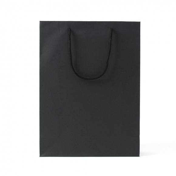심플 세로형 종이 쇼핑백 5p세트(26x35cm) (블랙)   