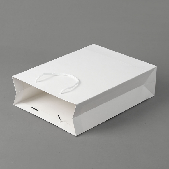 심플 세로형 종이 쇼핑백 5p세트(26x35cm) (화이트)   