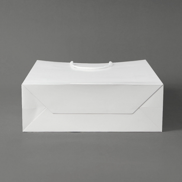 심플 세로형 종이 쇼핑백 5p세트(32x44cm) (화이트)  