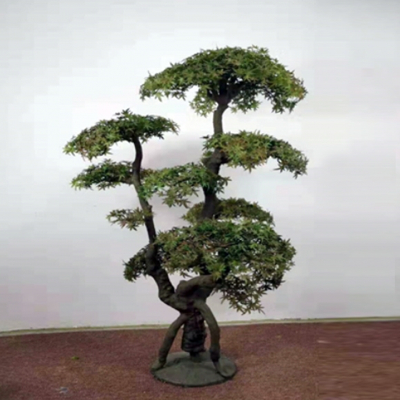 초록 단풍나무 조화 4P (150cm)