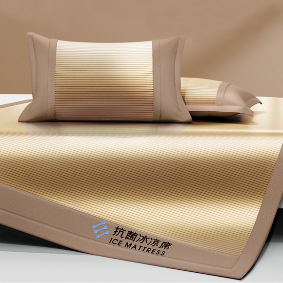 냉감 침대패드+베개커버 2p세트(150cm)(커피)
