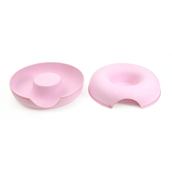 고양이 도넛 터널 숨숨집(50cm) (핑크)
