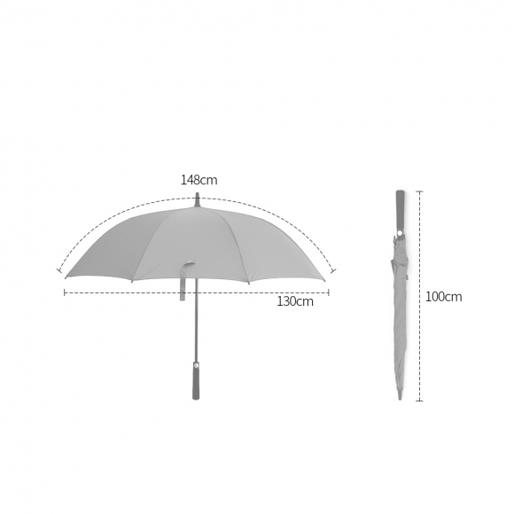 써머레인 대형 자동 장우산(블랙)