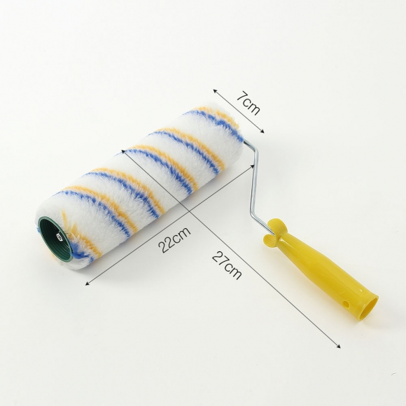 무지개표 페인트 롤러 3p세트(22cm) (옐로우)