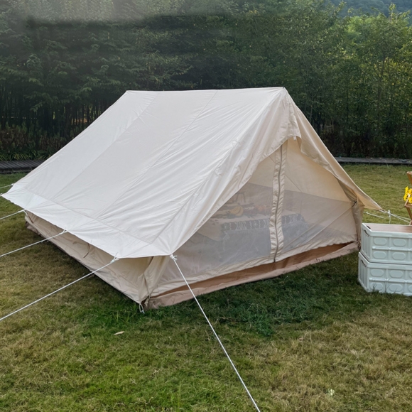 글램핑 대형 모기장 텐트(3.2m)(3~4인용)