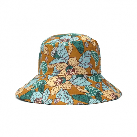 플라워 마스크 일체형 모자(머스타드)