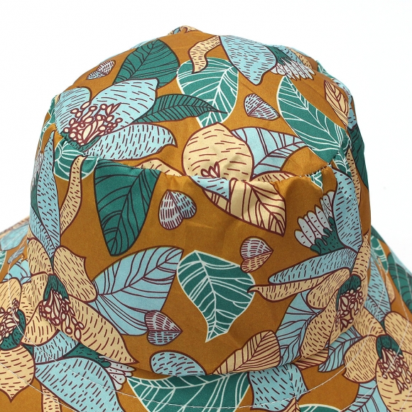 플라워 마스크 일체형 모자(머스타드)