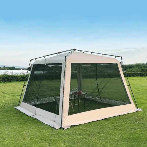 6~8인용 야외 모기장 텐트(비가림막 포함)