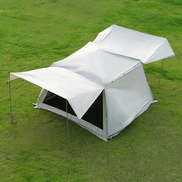 6~8인용 야외 모기장 텐트(비가림막 포함)