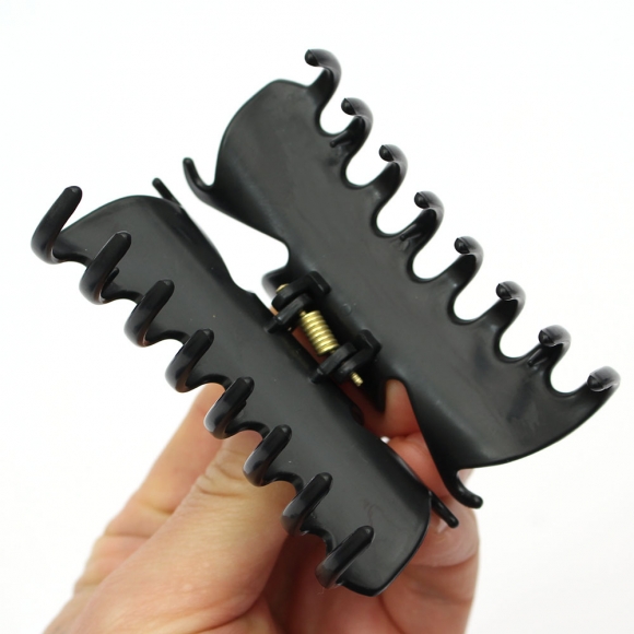 [언니네 가발] 웨이브 올림머리 집게핀 가발(브라운)