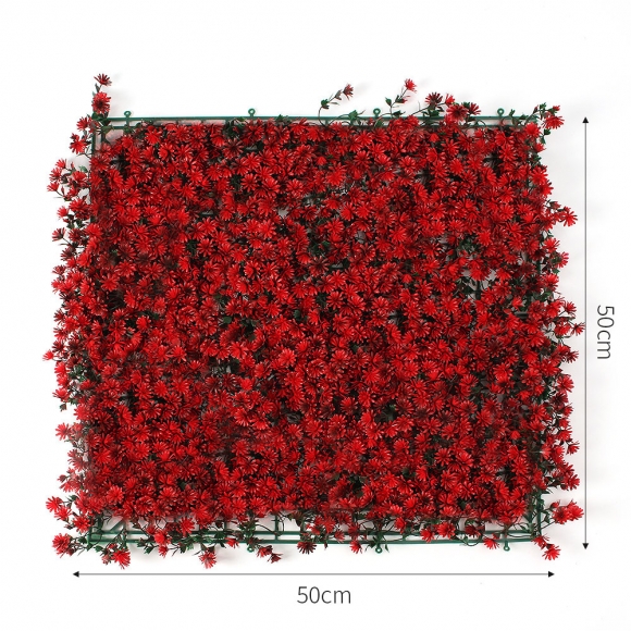 정원인테리어 벽장식 인조잔디(50x50cm) (레드)